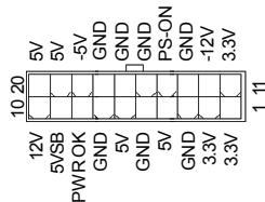 MSI G52-73951X7 - ATX 20-Pin Power Connector - 1