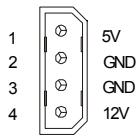 MSI G52-73951X7 - Connecteur alimentation ATX 12V (1x4-pin) - 1