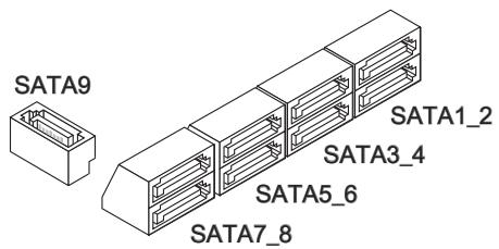 MSI G52-75221XI - Serial ATA Connector: SATA1~9 - 2