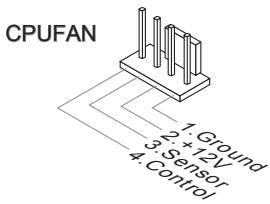 MSI G52-75221XI - Connecteur d'alimentation du ventilateur : CPUFAN, SYSFAN1~5 - 1