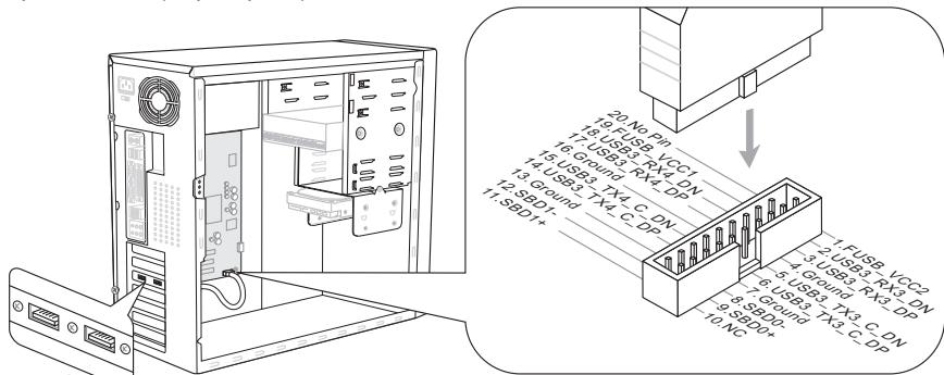 MSI G52-75221XI - Front USB Connector: JUSB3 - 1
