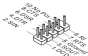 MSI MS-7623 G52-76231X1 - Serial Port Connector: JCOM1 - 1