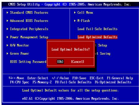 MSI MS-7623 G52-76231X1 - 载入优化设置缺省值 - 1