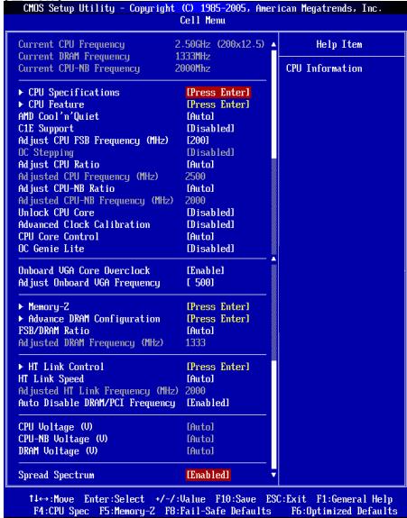 MSI MS-7623 V4.1 - CellMenu（电电） - 1