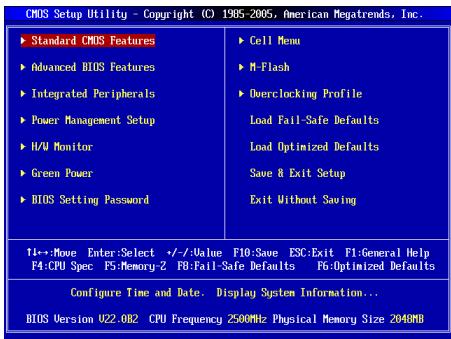 MSI MS-7623 V5.0 - 主選單 - 1