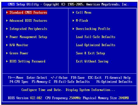 MSI MS-7623 V5.0 - Page Principale - 1