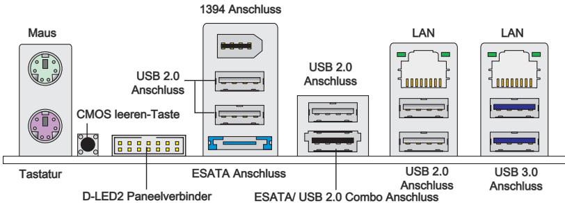 MSI MS-7666 G52-76661X2 - Rücktafel - 1