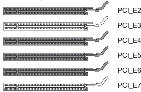 MSI MS-7666 G52-76661X2 - Règle de population d'emplacement PCIE X16 - 5