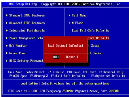 MSI MS-7715 V1.0 - 載入最佳預設值 - 1