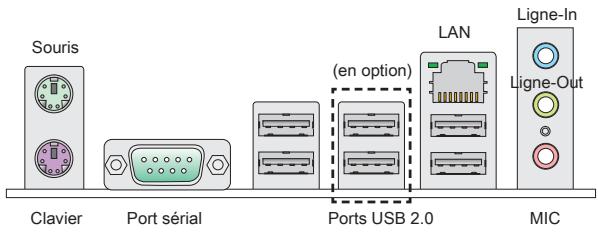 MSI MS-7715 V1.0 - Panneau arrière - 1