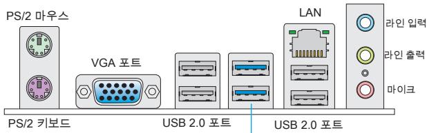 MSI 760GA-P43, 760GM-P23, 760GM-P34 - 후면 패널 - 1