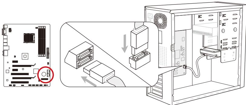 MSI 970A-G46 - SATA1~6: SATA Connector - 1