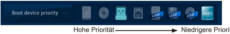 MSI 970A-G46 - Boot-Geräte Prioritätsleiste - 1