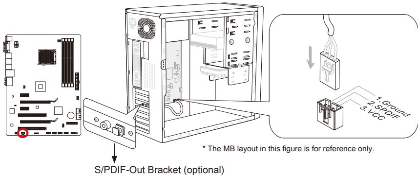 MSI 970A-G46 - JSP1: S/PDIF-Out Connector - 1