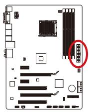 MSI 970A-G46 - JPWR1: connecteur d'alimentation ATX 24-pin - 1