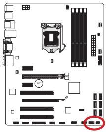 MSI B75A-G43 GAMING - JFP1, JFP2: Pa3bembl nepednei naheJIi - 1