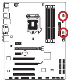 MSI B75A-G43 GAMING - CPUFAN,SYSFAN1~4: Fan Power Connectors - 3