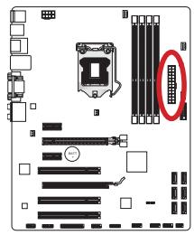 MSI B75A-G43 GAMING - JPWR1: connecteur d'alimentation ATX 24-pin - 1