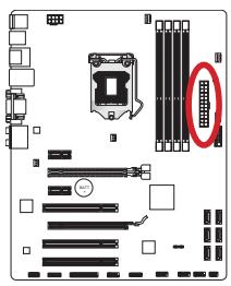 MSI B75A-G43 GAMING - JPWR1:ATX24-poligerStromanschluss - 1