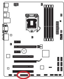 MSI B75A-G43 GAMING - JLPT1: connecteur de port parallèle - 1