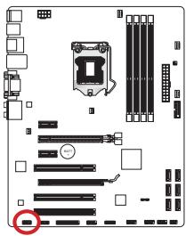 MSI B75A-G43 GAMING - JAUD1: Front Panel Audio Connector - 1