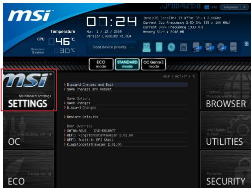 MSI B75MA-E31 - Save & Exit - 1
