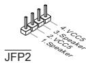 MSI B75MA-E31 - JFP1, JFP2: Front Panel Connectors - 2