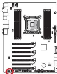 MSI BIG BANG-XPOWER 2 - JAUD1: Front Panel Audio Connector - 1