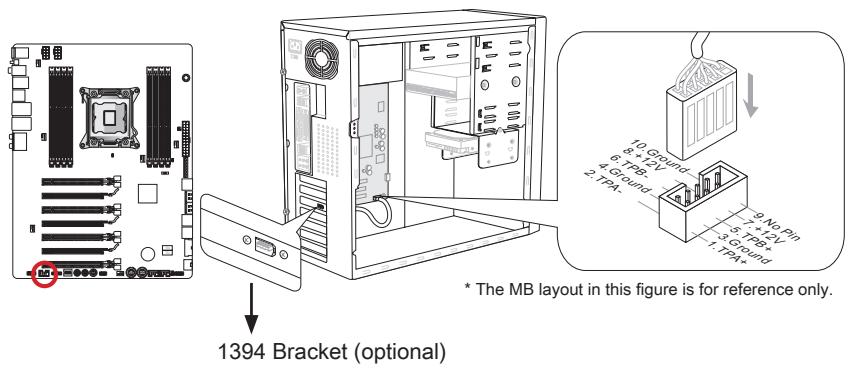 MSI BIG BANG-XPOWER 2 - J1394_1: IEEE1394 Expansion Connector - 1