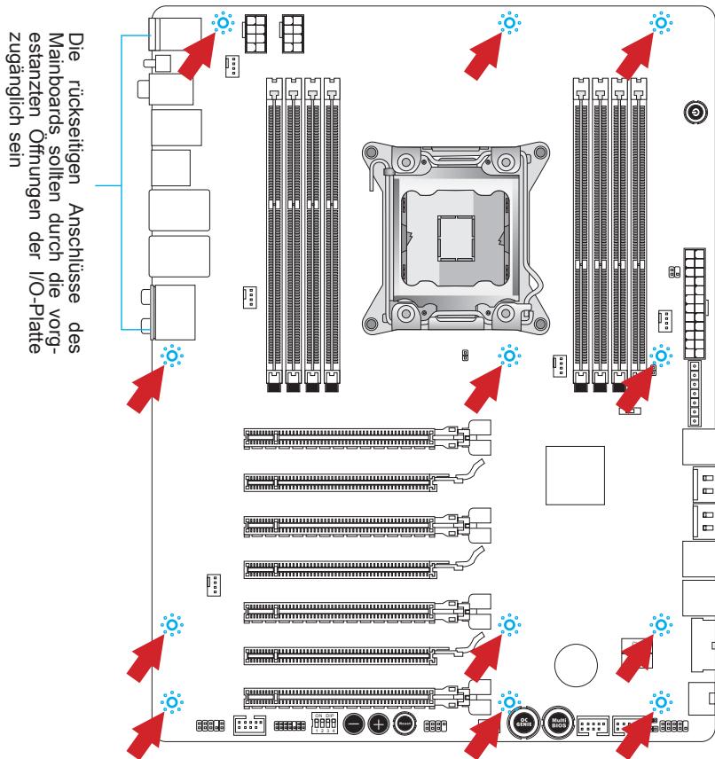 MSI BIG BANG-XPOWER 2 - Schraubenlocher für die Montage - 1