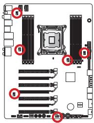 MSI BIG BANG-XPOWER 2 - CPUFAN1,SYSFAN1~5:Pa3bEmblIITaHnBBeHTNJTTOPOB - 1