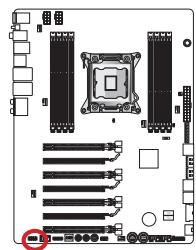 MSI BIG BANG-XPOWER 2 - JAUD1 : connecteur audio panneau avant - 1