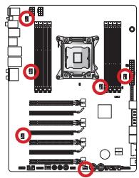MSI BIG BANG-XPOWER 2 - CPUFAN1,SYSFAN1~5:FanPowerConnectors - 1