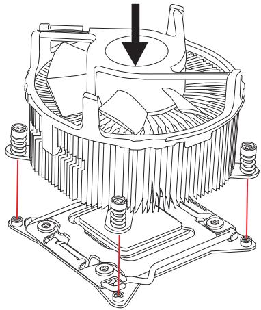 MSI BIG BANG-XPOWER 2 - CPU & Cooler Installation - 7