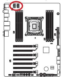 MSI BIG BANG-XPOWER 2 - JPWR2, JPWR3: ATX 8-pin Power Connectors - 1