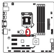 MSI H77MA-G43 - JCI1: Gehäusekontaktanschluss - 1