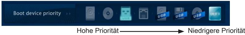 MSI H77MA-G43 - Boot-Geräte Prioritätsleiste - 1