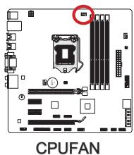 MSI H77MA-G43 - CPUFAN,SYSFAN1~2:Stromanschlüsse für Lüfter - 1