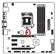 MSI H77MA-G43 - JCI1: connecteur chassis intrusion - 1