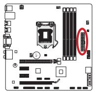 MSI H77MA-G43 - JPWR1: connecteur d'alimentation ATX 24-pin - 1