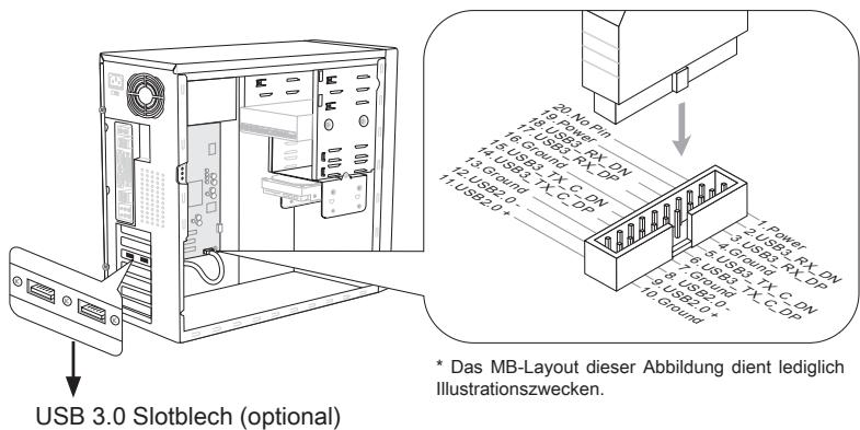 MSI H77MA-G43 - JUSB4: USB 3.0 Erweiterungsanschluss - 2