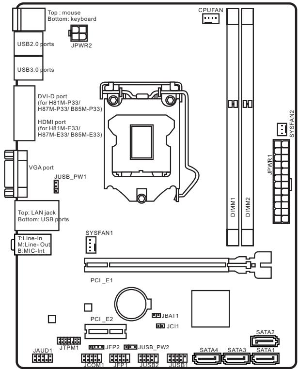 MSI H81M-P33 - 33 - 1