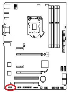 MSI H87-G43,  H87-G43,  H87M-E33,  H87M-G43 - JAUD1: Audioanschluss des Frontpanels - 1