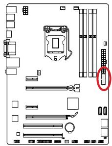MSI H87-G43, H87-G43, H87M-E33, H87M-G43 - JUSB3: USB 3.0 Expansion Connector - 1