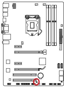 MSI H87-G43, H87-G43, H87M-E33, H87M-G43 - JBAT1: Перемычка очистки данных CMOS - 1