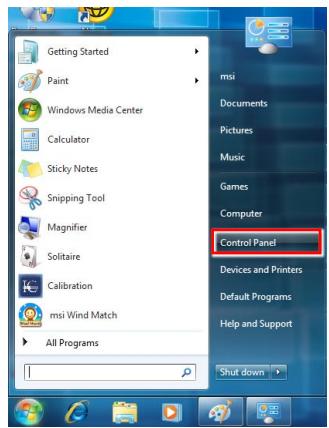 MSI WIND BOX DC110-007XEU - Connexions réseau sous windows - 1