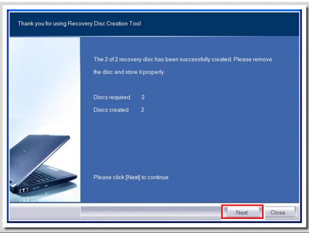 MSI WIND TOP AE2410-201FR - Creation du DISQUE de récupération du système - 8