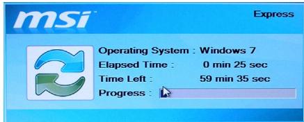 MSI WIND TOP AE2410-201FR - Récapituler le système avec le disque de récupération - 7