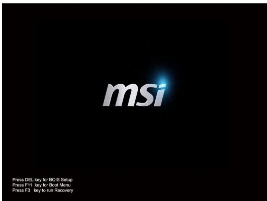 MSI WIND TOP AP1941-XEU - Récupérer le système avec le disque de récupération - 1