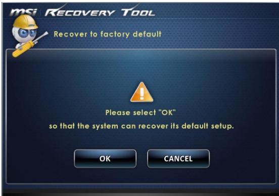 MSI WIND TOP AP2021-013XEU - Restauration du système - 8